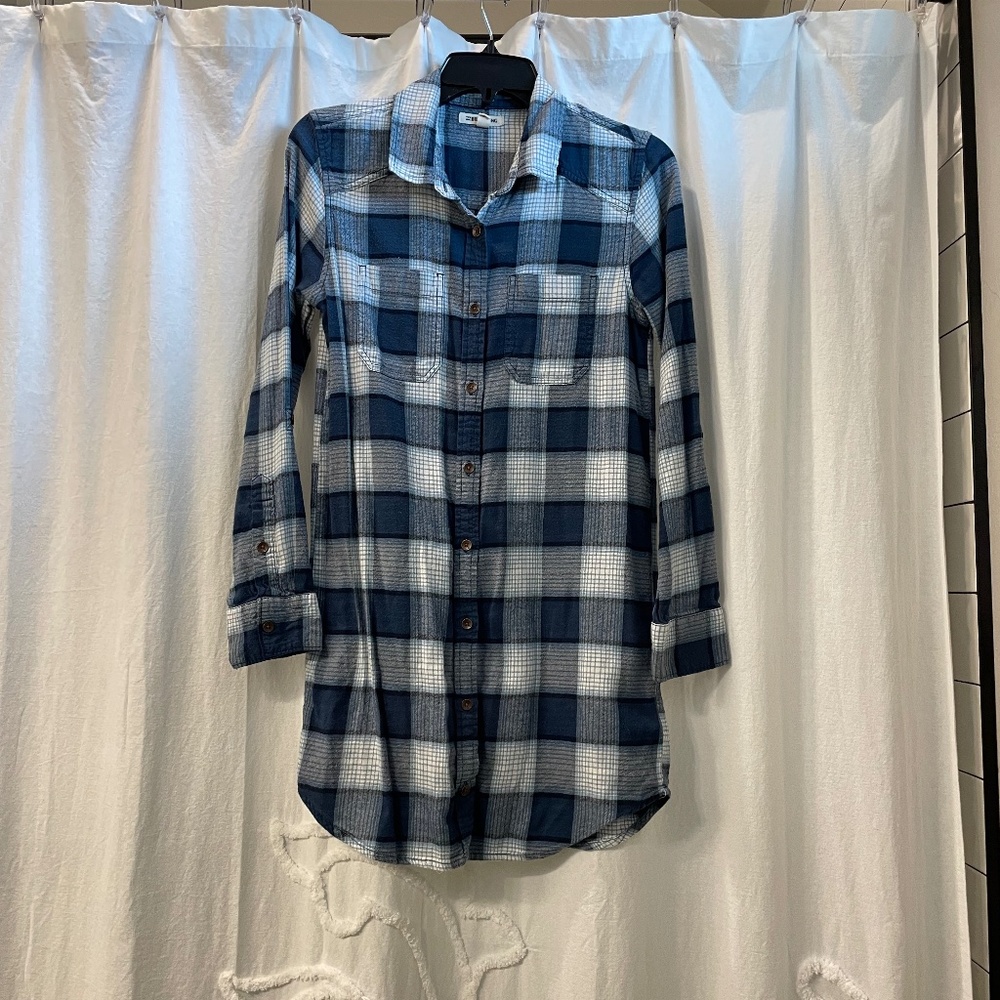 Women’s Billabong Flannel Shirt Dress US Size 5/6